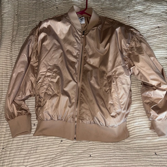 Old Navy Jackets & Blazers - Old Navy Metallic Rose Bomber Jacket